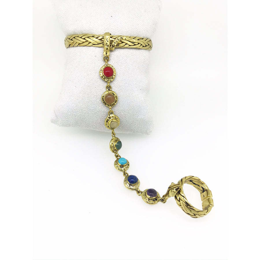 7 Chakra Bracelet Hand Harness