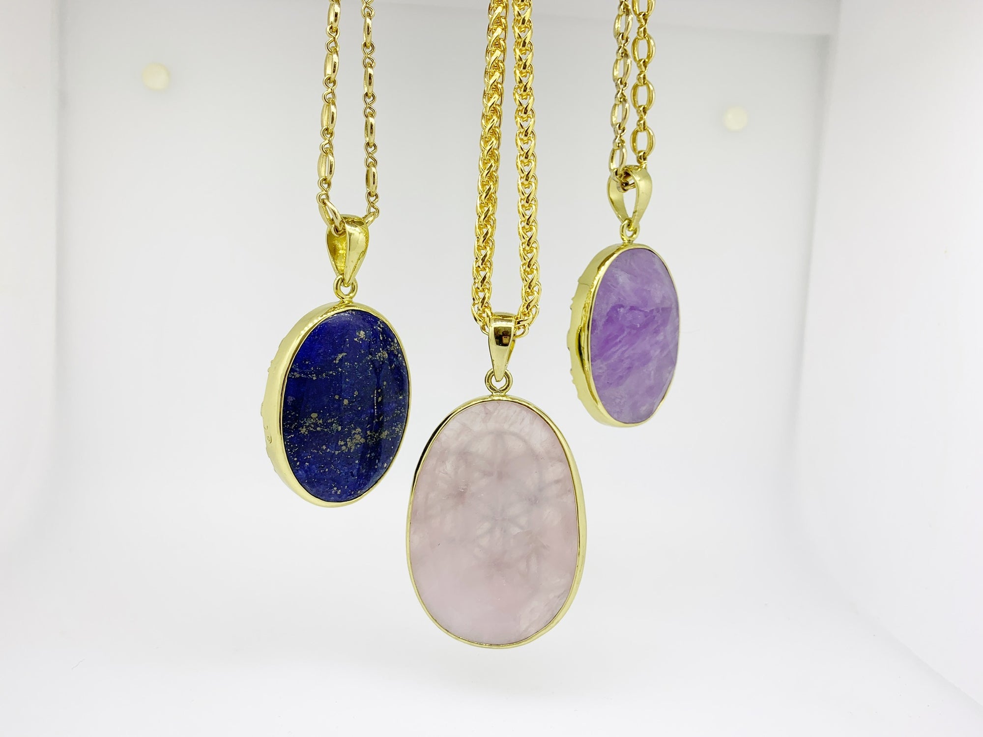 Flower Of Life - Lapis Lazuli Talisman Pendant